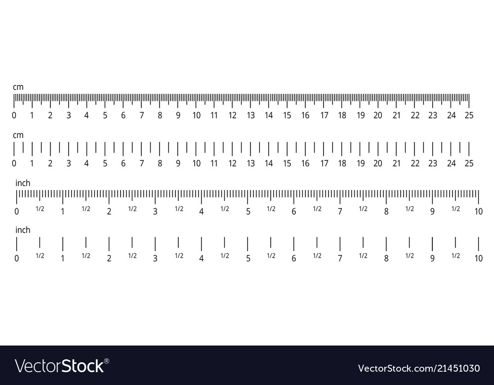 Detail Image Of A Centimeter Ruler Nomer 40