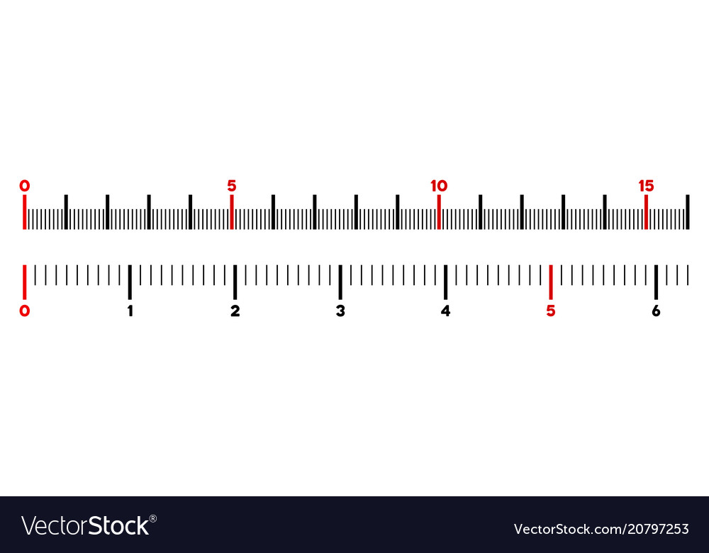 Detail Image Of A Centimeter Ruler Nomer 51