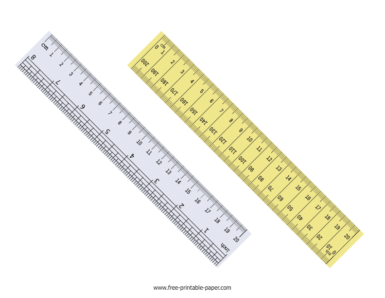 Detail Image Of A Centimeter Ruler Nomer 7