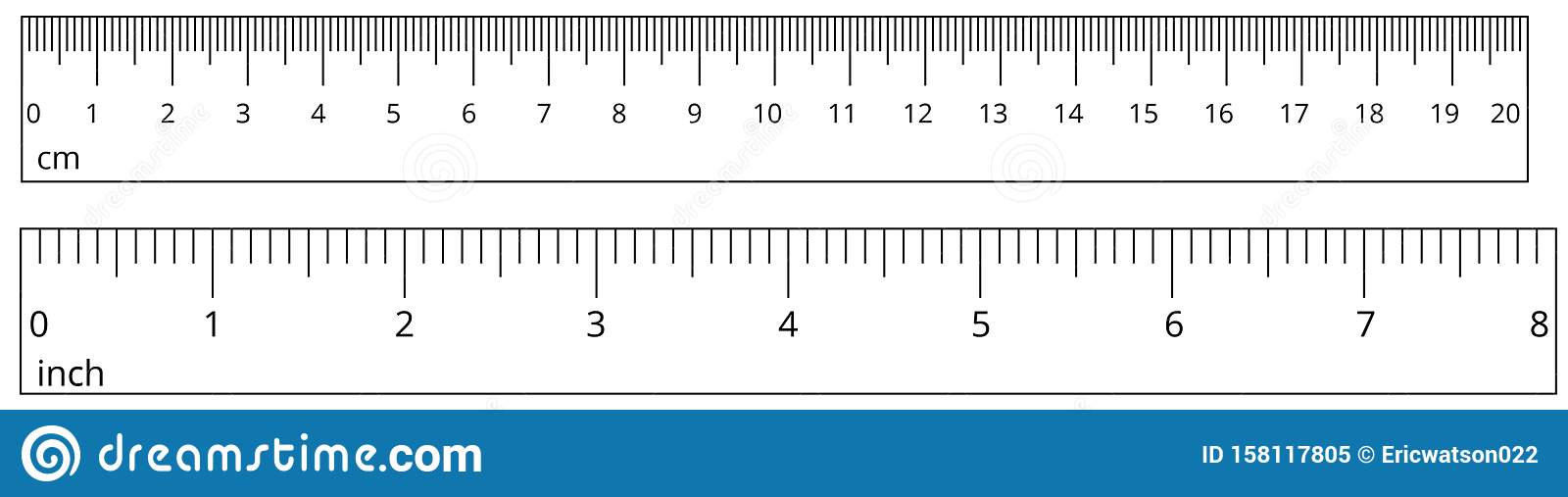 Detail Image Of A Centimeter Ruler Nomer 9