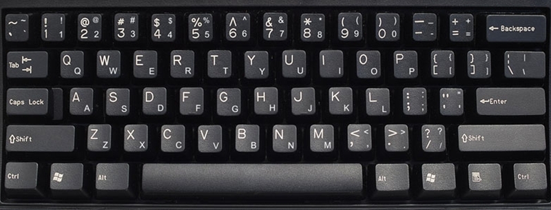 Detail Image Of A Computer Keyboard Nomer 25