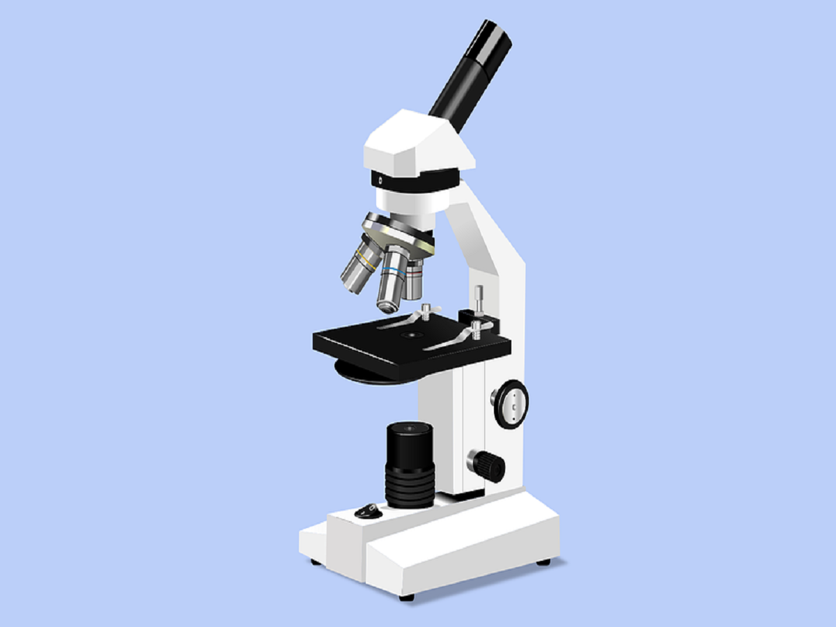 Detail Image Of A Microscope Nomer 13