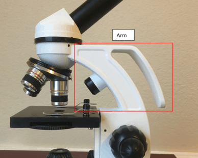 Detail Image Of A Microscope Nomer 36