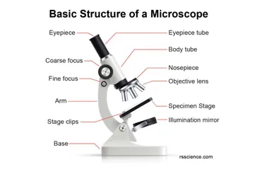 Detail Image Of A Microscope Nomer 48
