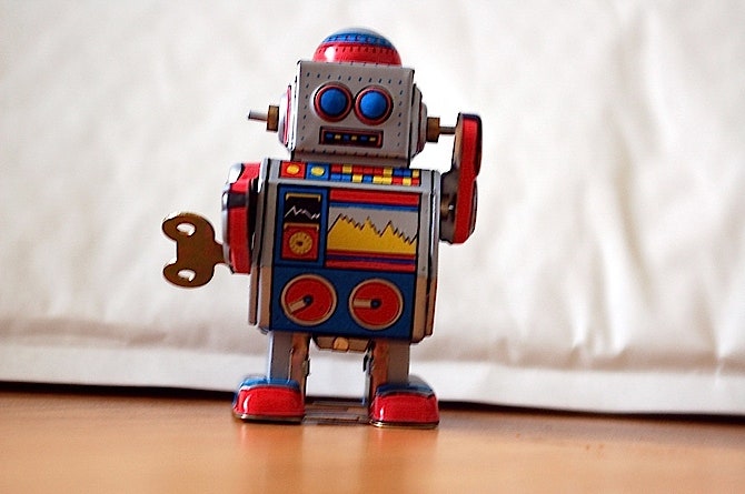 Detail Image Of A Robot Nomer 27