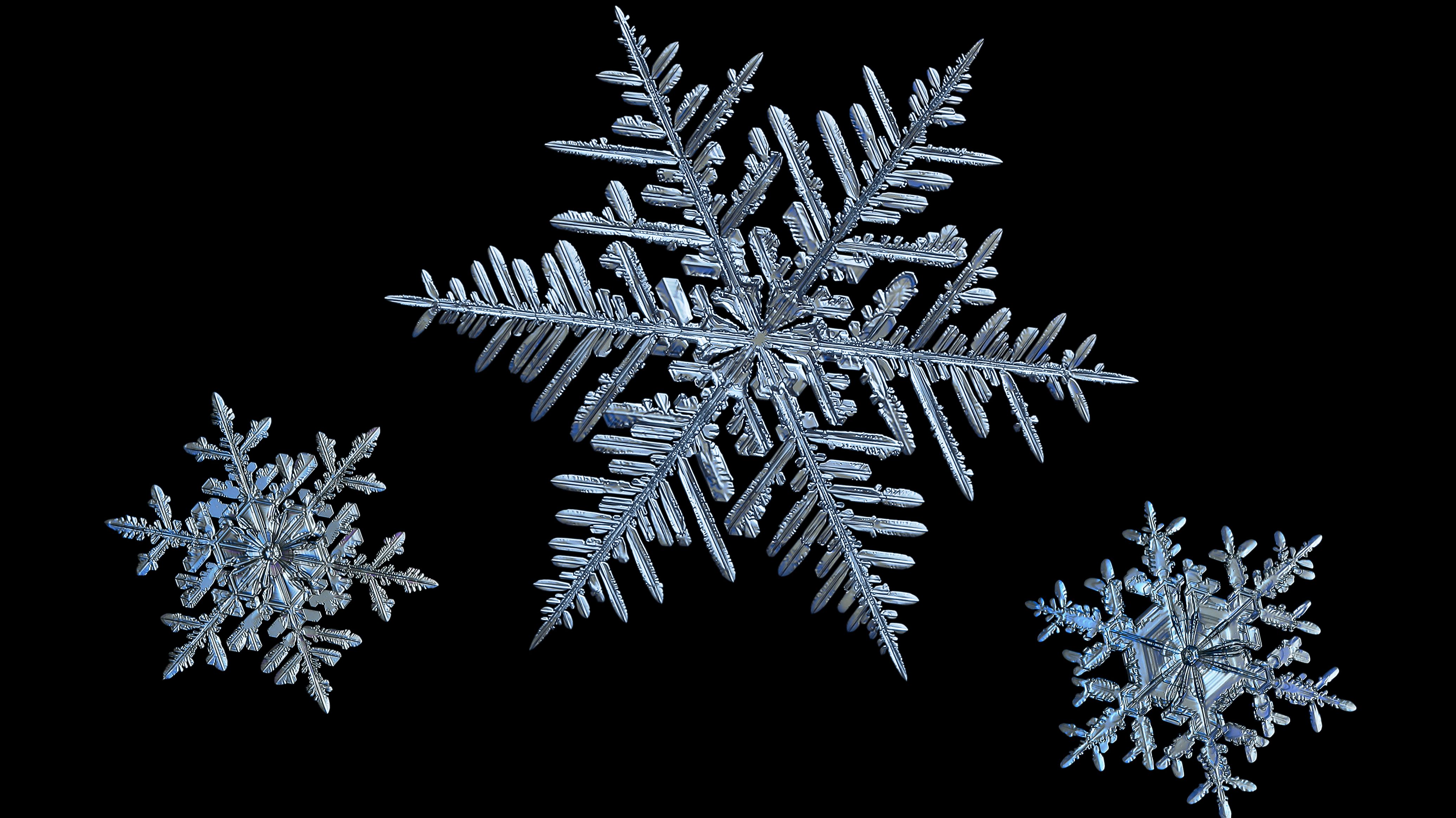 Detail Image Of A Snowflake Nomer 9