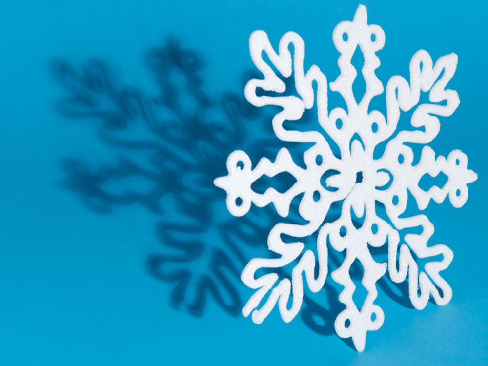 Detail Image Of A Snowflake Nomer 33