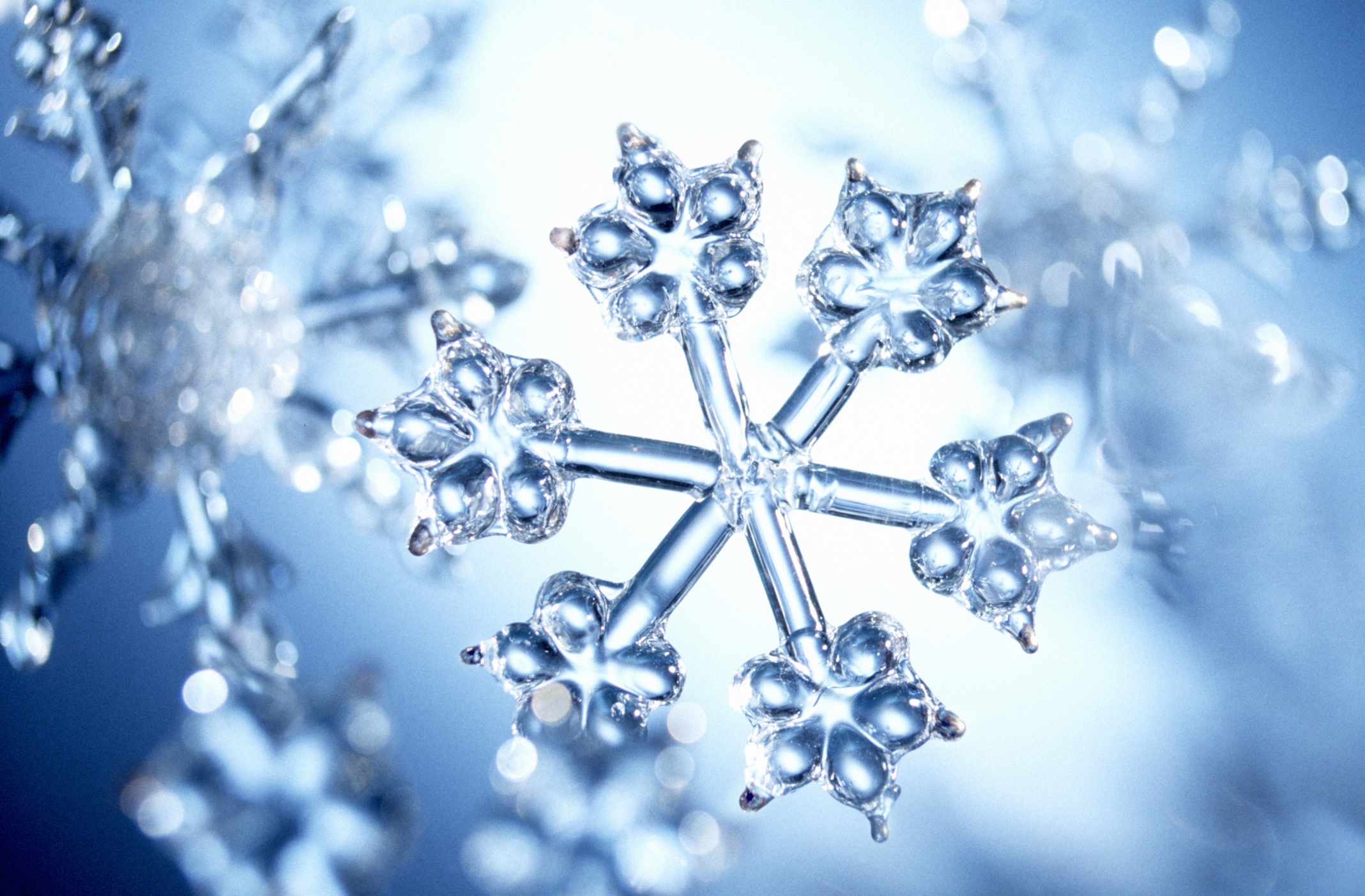 Detail Image Of A Snowflake Nomer 39