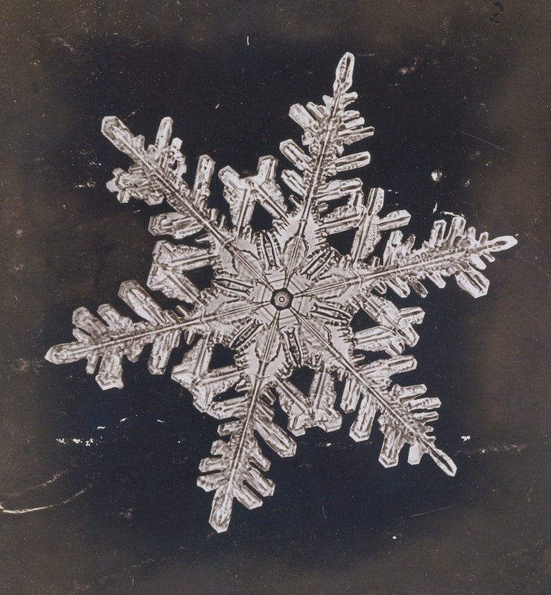 Detail Image Of A Snowflake Nomer 46