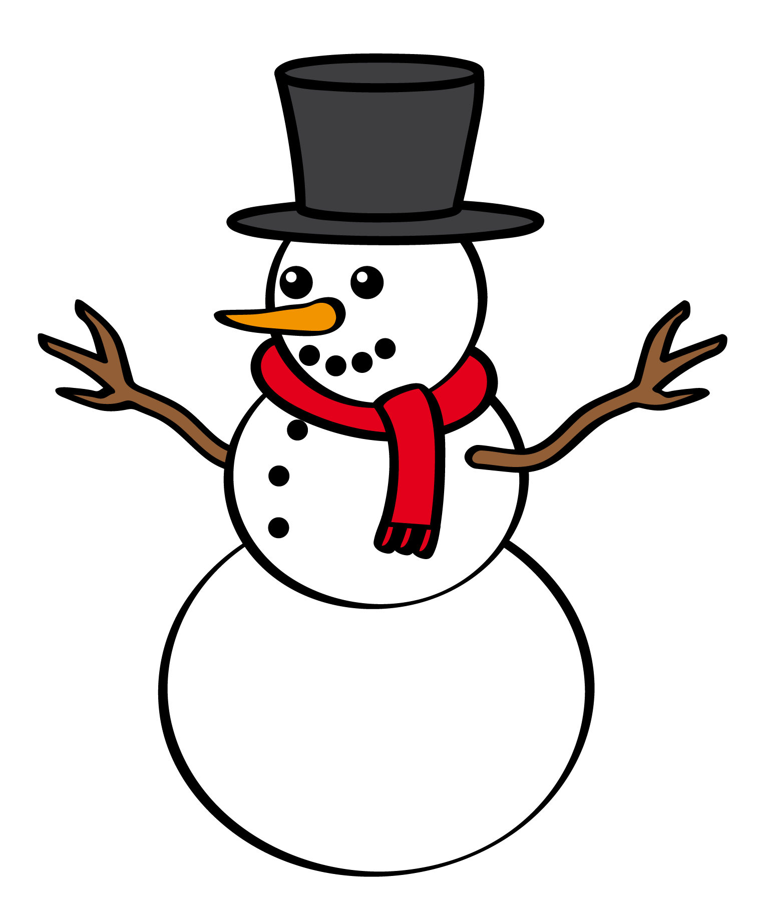 Detail Image Of A Snowman Nomer 5