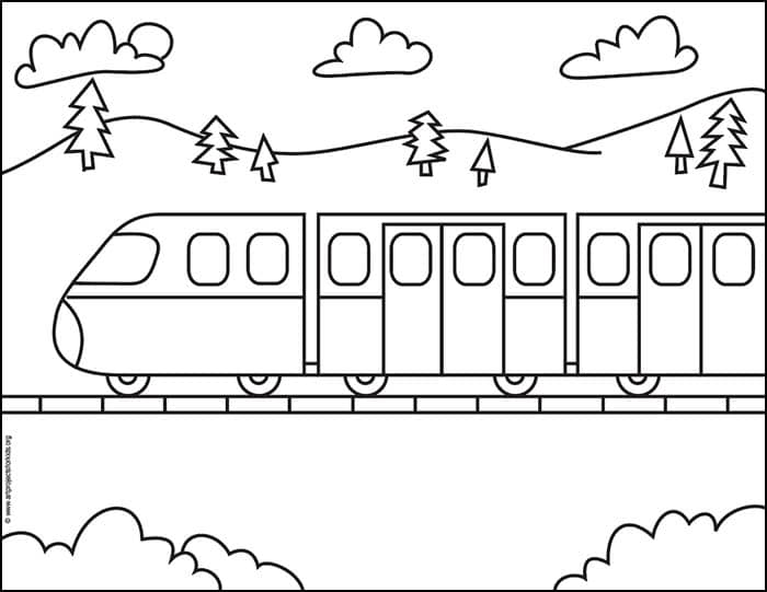 Detail Image Of A Train Nomer 27