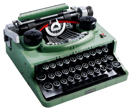 Detail Image Of A Typewriter Nomer 25