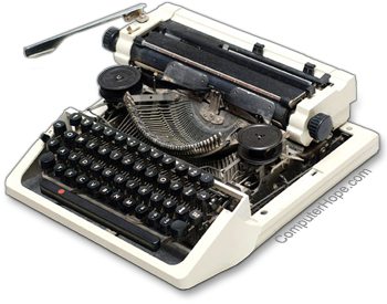 Detail Image Of A Typewriter Nomer 41