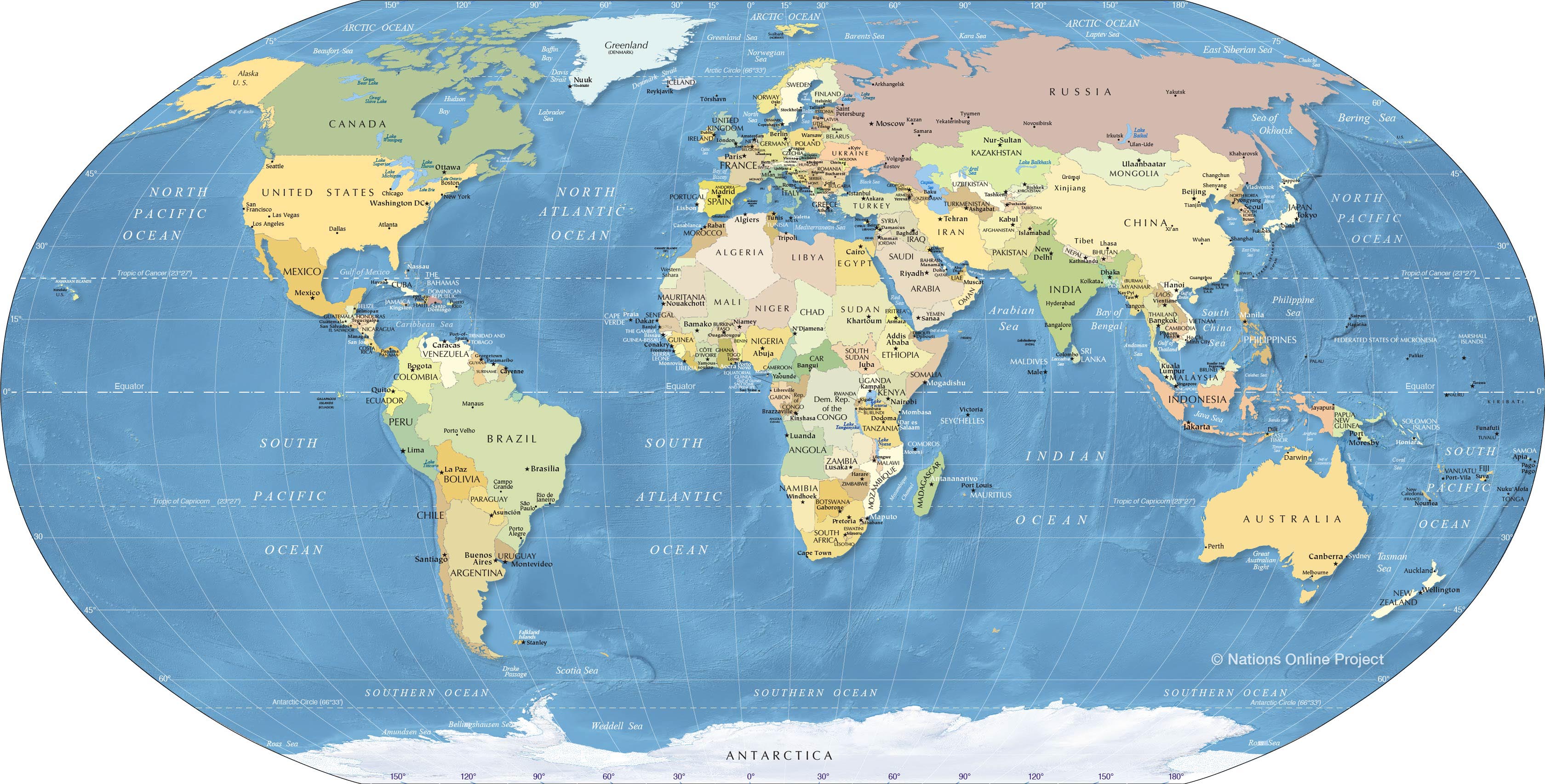 Detail Image Of A World Globe Nomer 18
