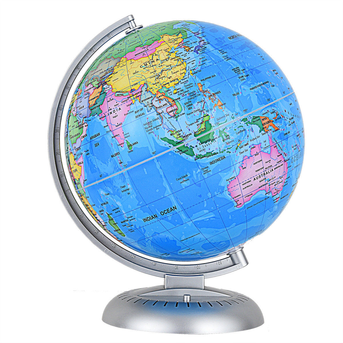 Detail Image Of A World Globe Nomer 44