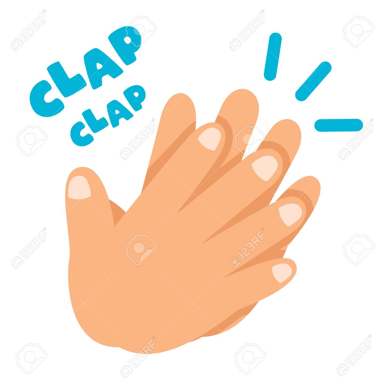 Detail Image Of Clapping Hands Nomer 5