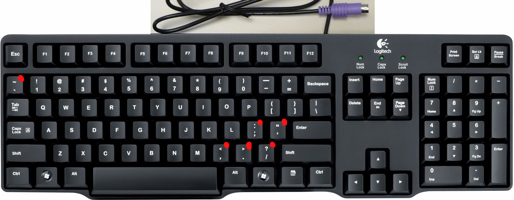 Detail Image Of Computer Keyboard Nomer 25