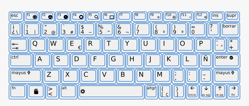 Detail Image Of Computer Keyboard Nomer 31