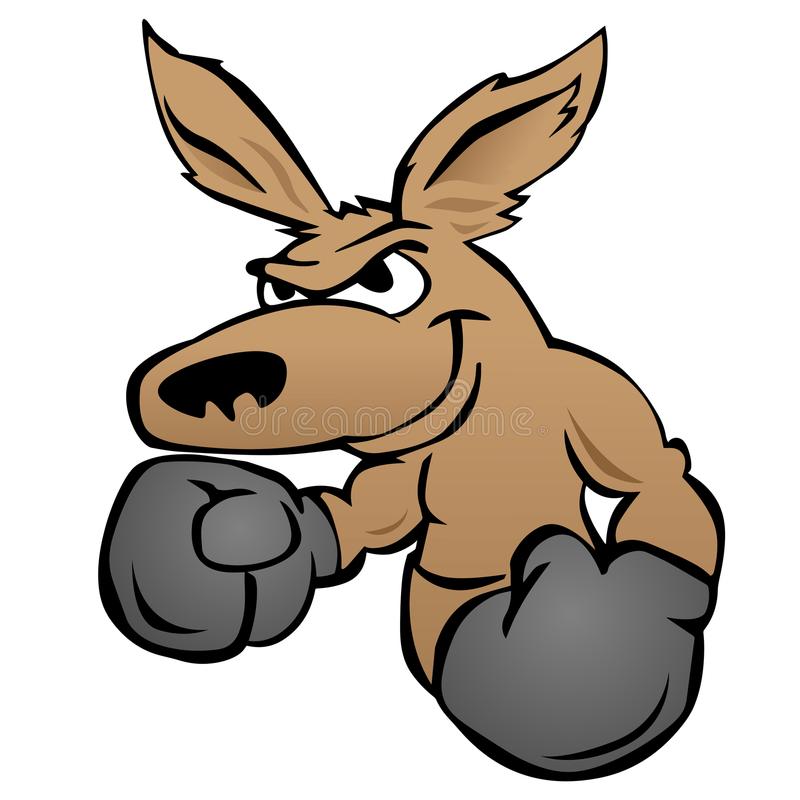 Image Of Donkey Punching Kangaroo - KibrisPDR