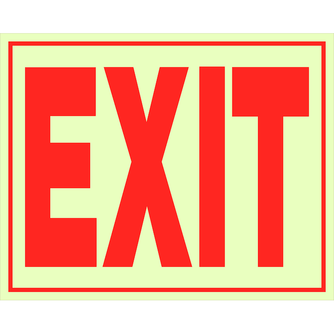 Detail Image Of Exit Sign Nomer 29