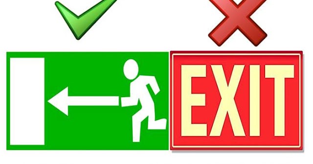 Detail Image Of Exit Sign Nomer 52