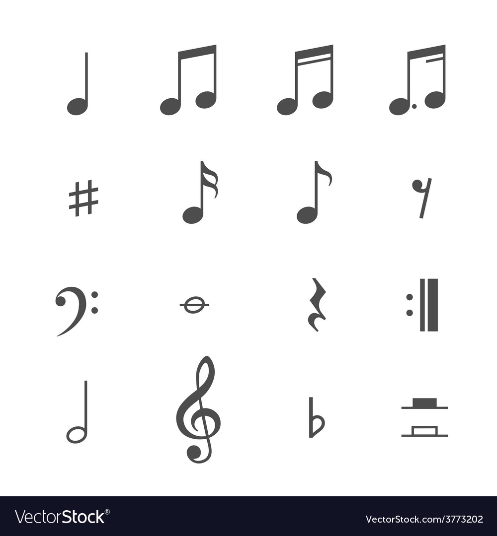 Detail Image Of Music Notes Nomer 17