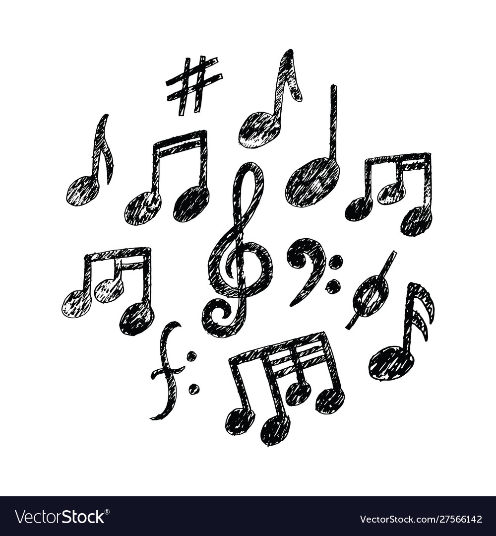 Detail Image Of Music Notes Nomer 28