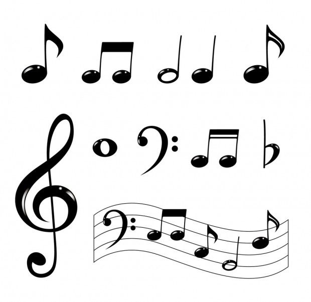 Detail Image Of Music Notes Nomer 40