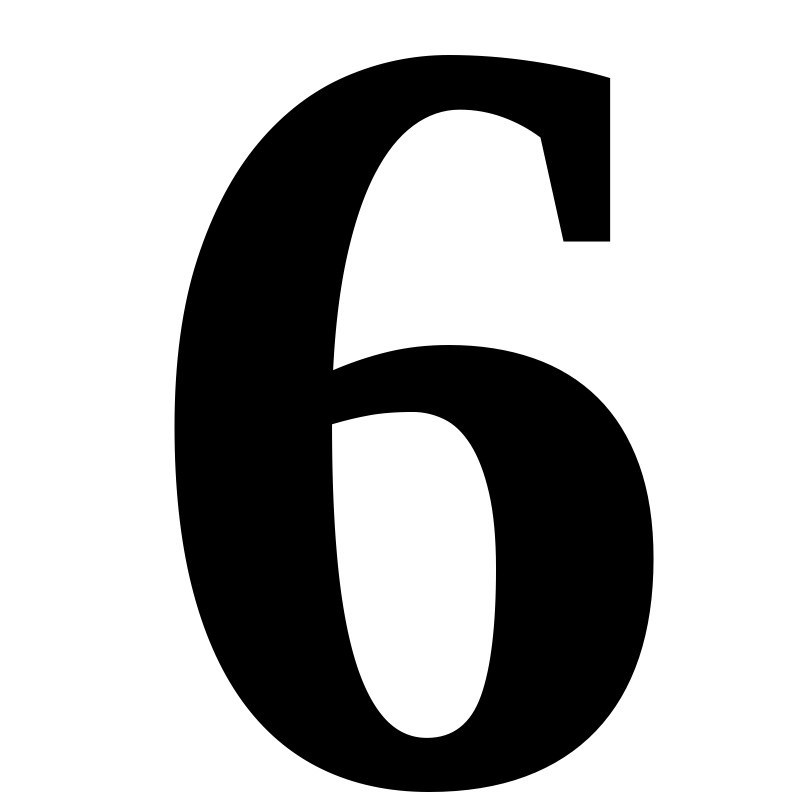 Detail Image Of Number 6 Nomer 11