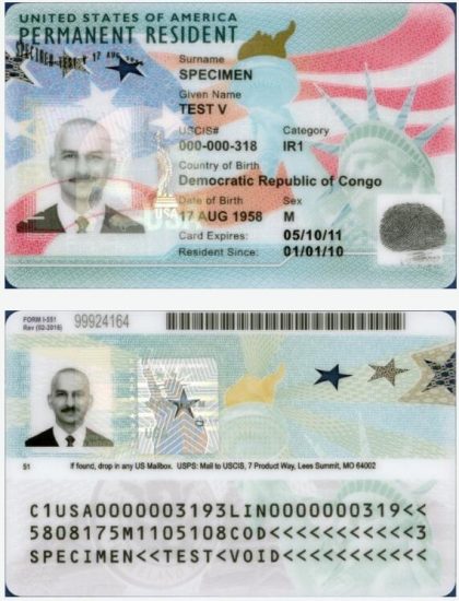 Detail Image Of Permanent Resident Card Nomer 26