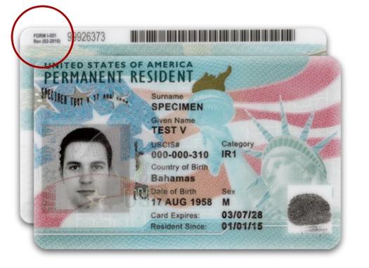 Detail Image Of Permanent Resident Card Nomer 4