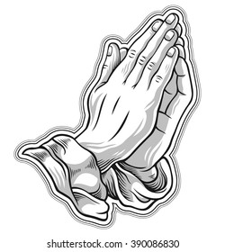 Detail Image Of Praying Hands Nomer 25
