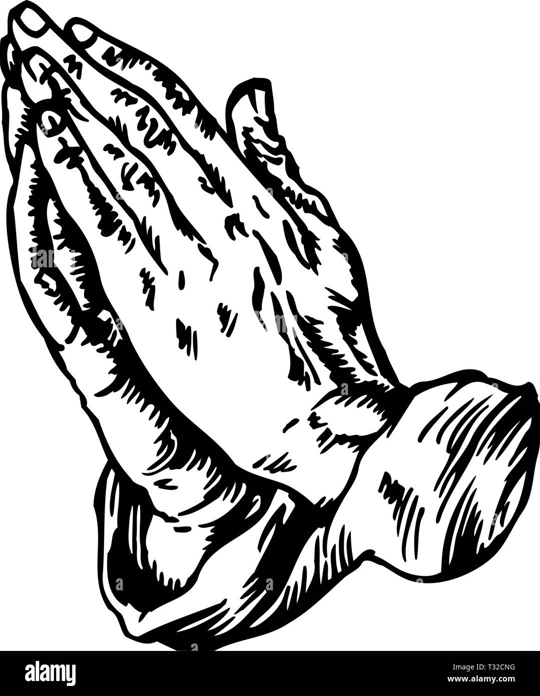 Detail Image Of Praying Hands Nomer 49