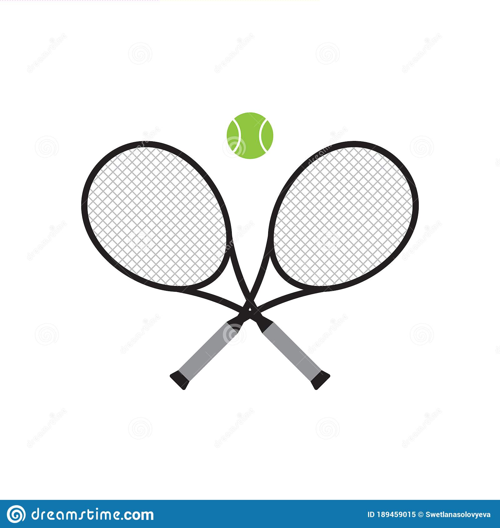 Detail Image Of Tennis Racket And Ball Nomer 31