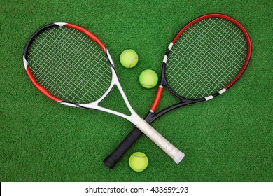 Detail Image Of Tennis Racket And Ball Nomer 51