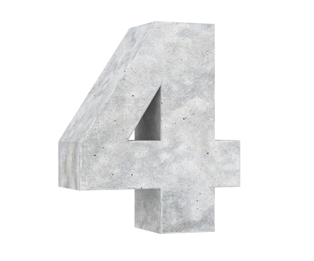 Detail Image Of The Number 4 Nomer 28