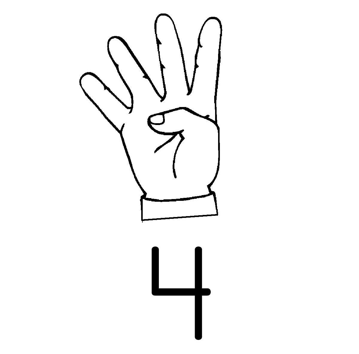 Detail Image Of The Number 4 Nomer 38