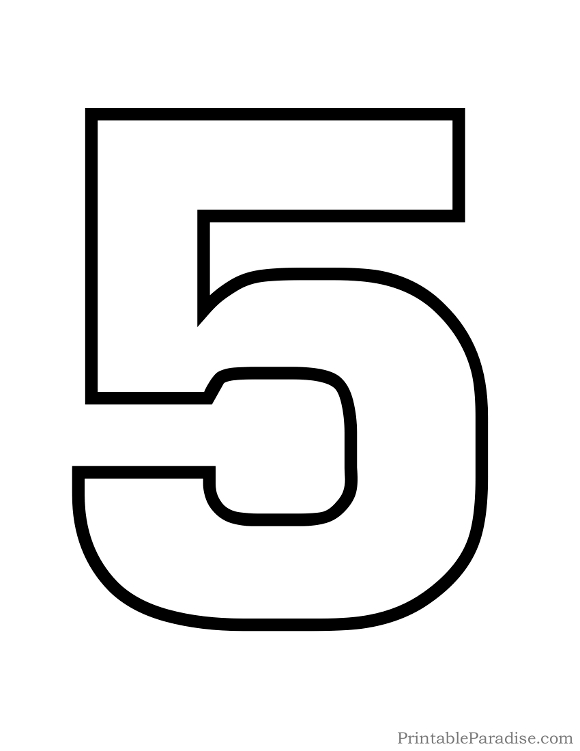 Detail Image Of The Number 5 Nomer 15