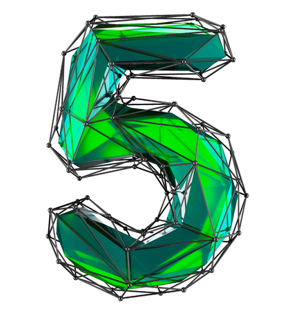 Detail Image Of The Number 5 Nomer 20