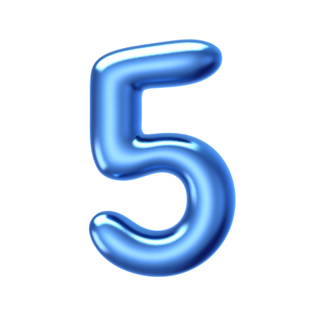 Detail Image Of The Number 5 Nomer 22