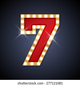 Detail Image Of The Number 7 Nomer 2