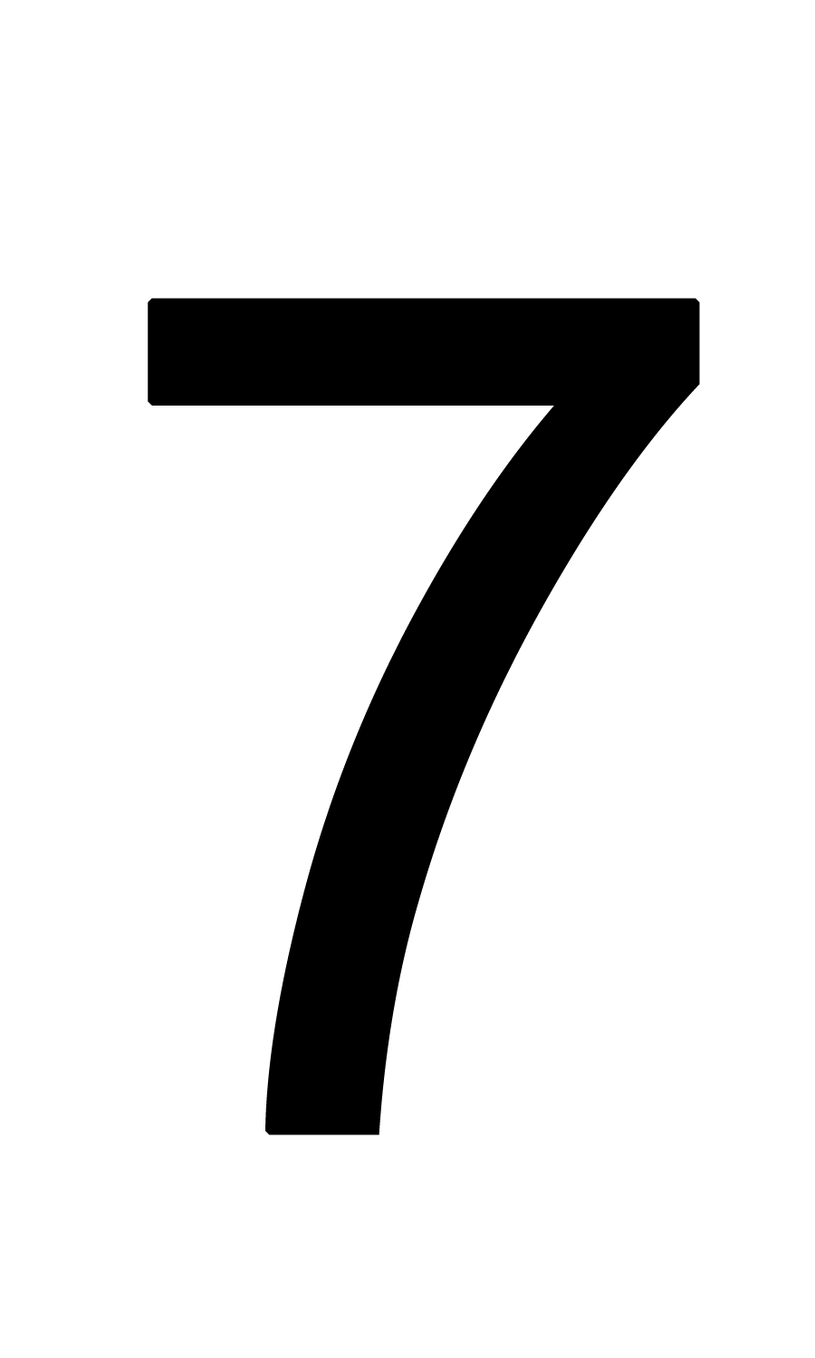 Detail Image Of The Number 7 Nomer 23