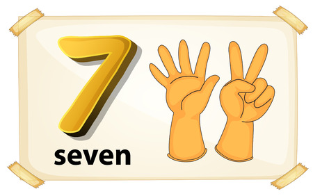 Detail Image Of The Number 7 Nomer 39