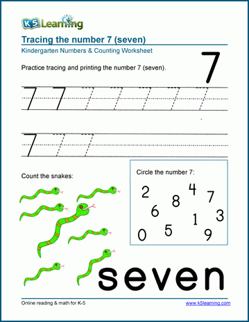 Detail Image Of The Number 7 Nomer 41
