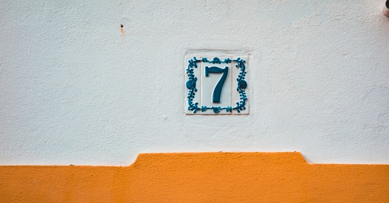 Detail Image Of The Number 7 Nomer 50