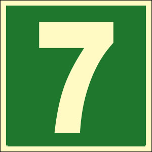 Detail Image Of The Number 7 Nomer 6