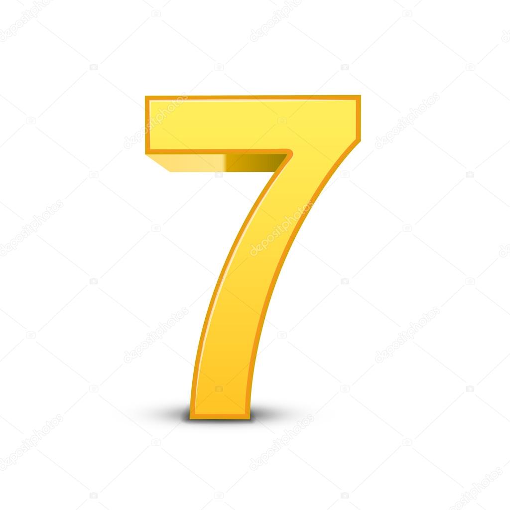 Detail Image Of The Number 7 Nomer 9