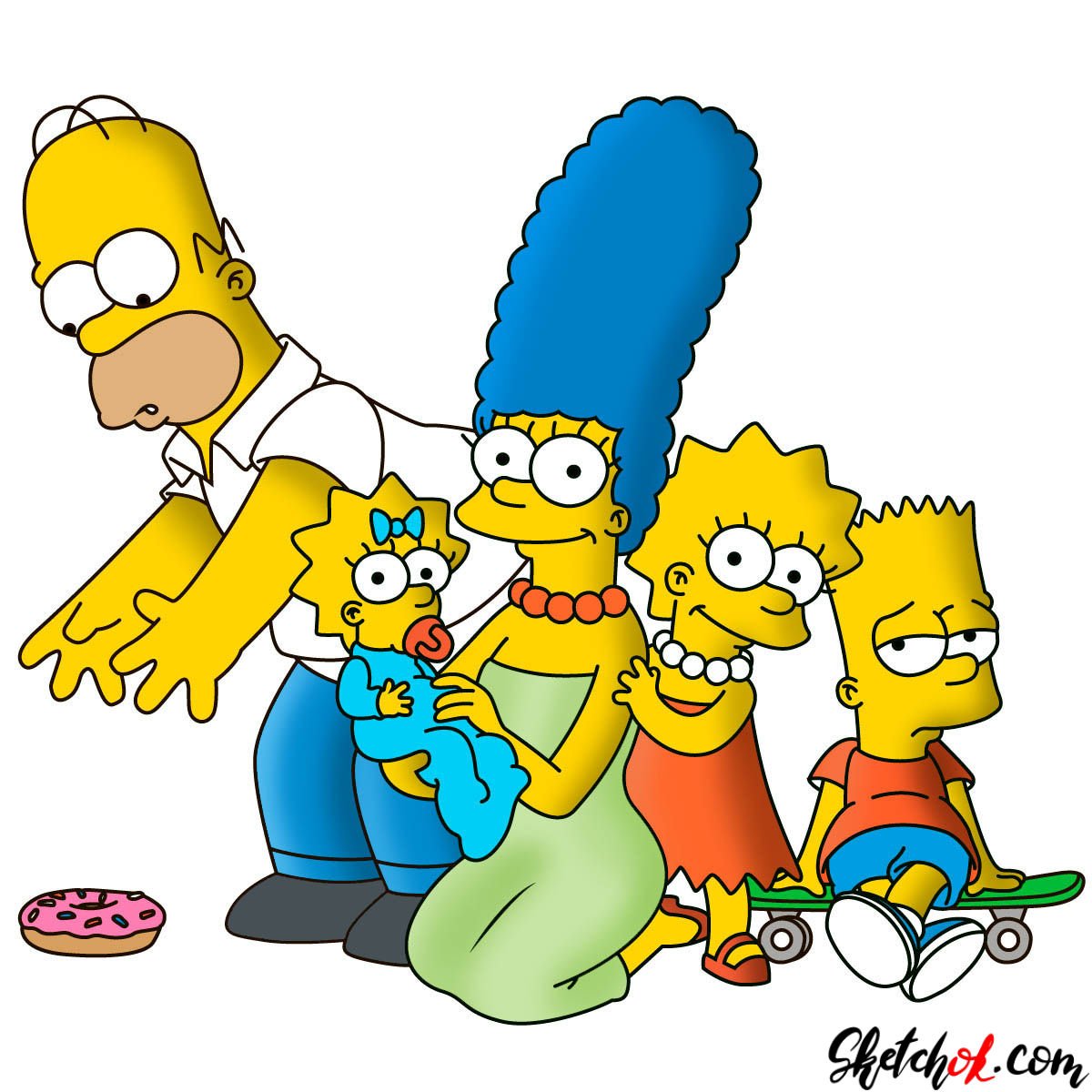 Detail Image Of The Simpsons Family Nomer 10