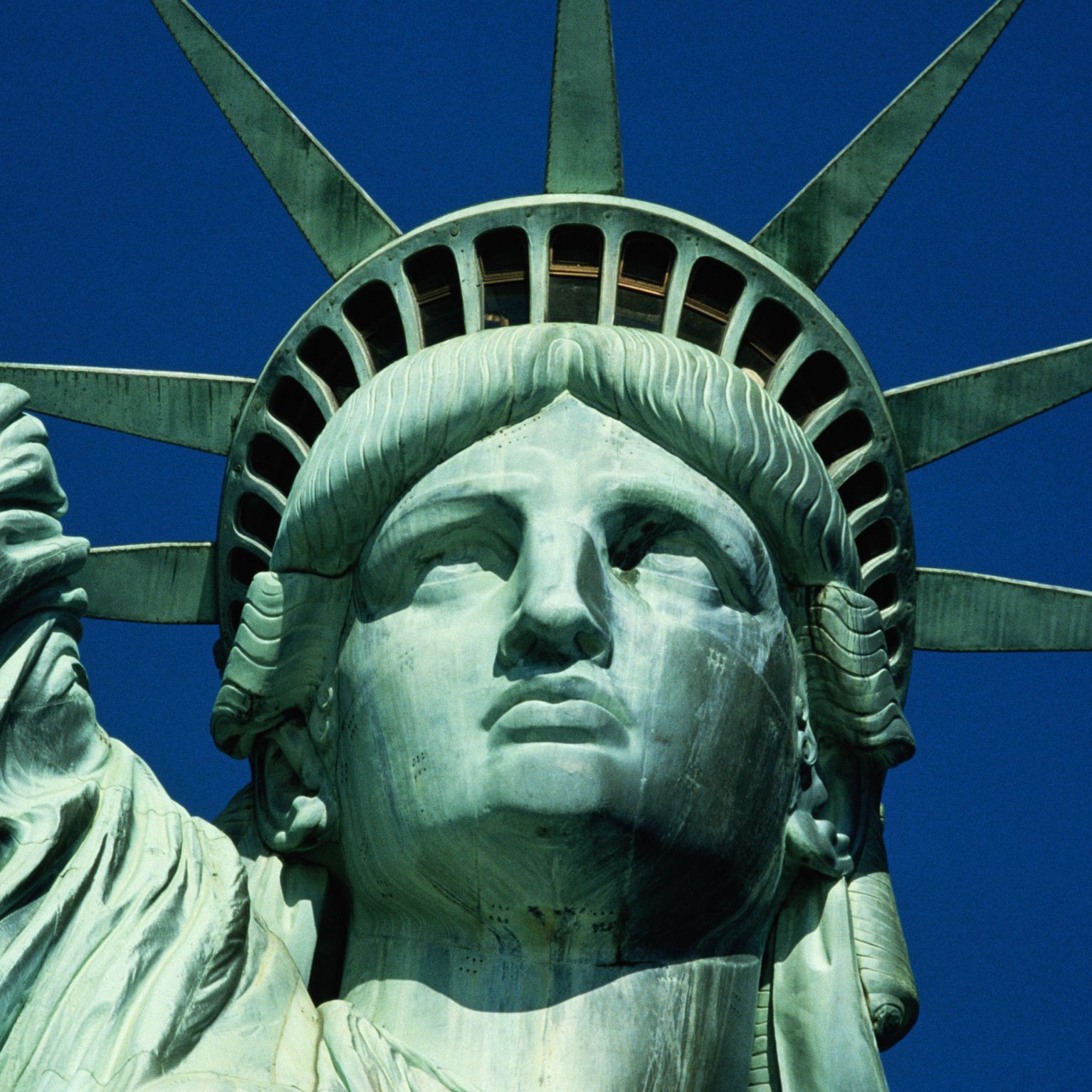 Detail Image Of The Statue Of Liberty Nomer 6