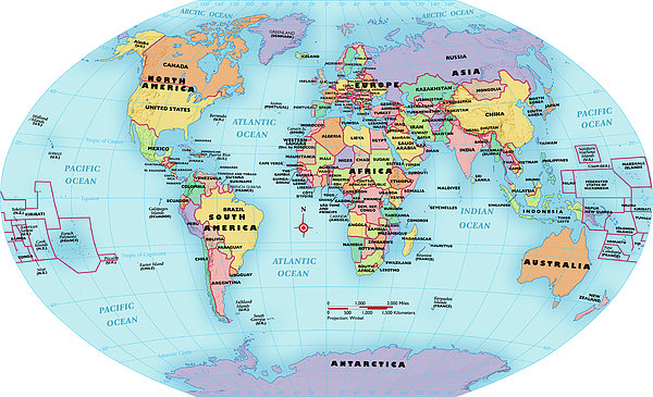 Detail Image Of The World Map Nomer 22